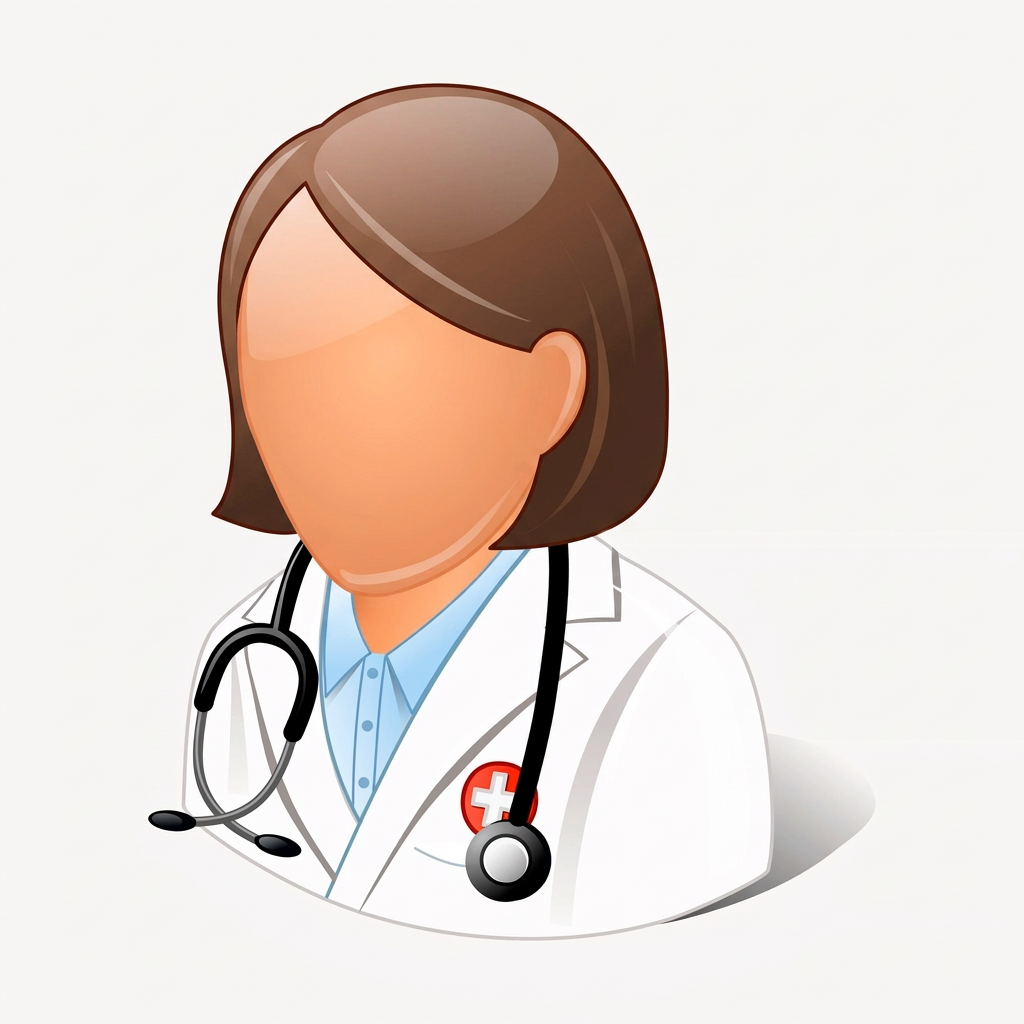 Doctor icon clipart vector